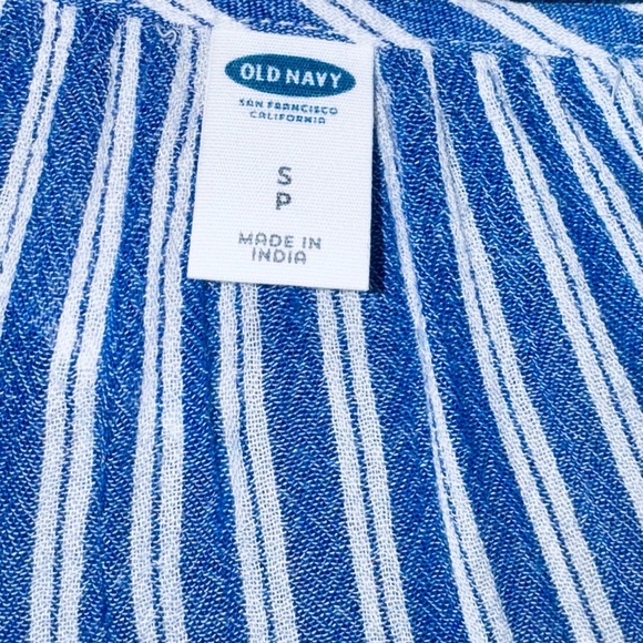 Old Navy | Blue and White Striped Blouse - Picture 9 of 11